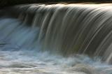 Das Wehr Fürfurth bei Hochwasser