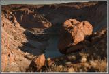 Der Orange River bei Niedrigwasser