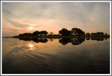 Sonnenuntergang im Delta